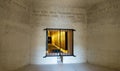 Bar gated entrance to the crypt of Deportation Martyrs memorial, Paris