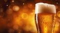 bar glass beer drink golden Royalty Free Stock Photo