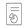 Bar graph analytics Isolated Vector icon which can easily modify or edit Royalty Free Stock Photo