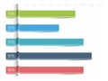 Bar Graph Template Royalty Free Stock Photo