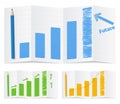Bar graphs Royalty Free Stock Photo
