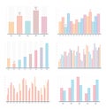 Bar Graphs Royalty Free Stock Photo