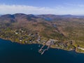 Acadia National Park aerial view, Maine, USA Royalty Free Stock Photo