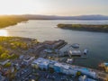 Bar Harbor historic town center, Bar Harbor, Maine, USA Royalty Free Stock Photo