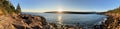 Seashore panorama of the Maine