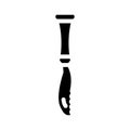 bar knife bartender glyph icon vector illustration