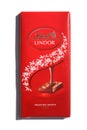 A bar of Lindt`s Lindor Chocolate Royalty Free Stock Photo