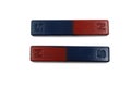 Bar magnet on white background Royalty Free Stock Photo