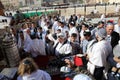 Bar Mitzvah Ceremony at the Western Wall in Jerusalem Royalty Free Stock Photo