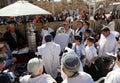 Bar Mitzvah Ceremony at the Western Wall in Jerusalem Royalty Free Stock Photo