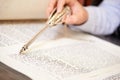 Bar Mitzvah torah reading Royalty Free Stock Photo