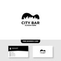 City Bar Logo, Free Business Card - Vector