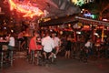 The bar in phuket town,thailand