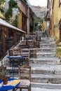 Bar in the Plaka neighborhood of Athens, Greece Royalty Free Stock Photo