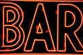 Bar sign Royalty Free Stock Photo