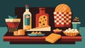 The bar snacks included retro classics like cheese and crackers and peanuts adding to the vintage charm of the place