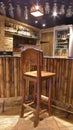 Bar stools. Royalty Free Stock Photo