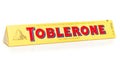 A bar of Toblerone milk chocolate