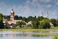 Bar town with St. Anna Roman Catholic Church, Monastery of Benedictine Sisters, famous architecture masterpieces