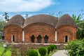 Bara Anhik Mandir in Puthia temple complex Puthia, Bangladesh Royalty Free Stock Photo