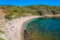 Barabarca beach near Capoliveri, Elba Island, Tuscany, Italy. Royalty Free Stock Photo