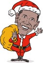 Barack Obama as Santa Claus