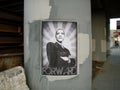 Barack Obama Forward Poster on Highway Piller