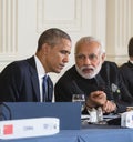 Barack Obama and Narendra Damodardas Modi