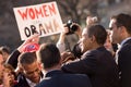 Barack Obama with Supporters Royalty Free Stock Photo