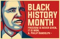 Barack Obama, The 44th President of The United States Royalty Free Stock Photo