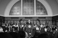 Barack Obama at UCT wide shot