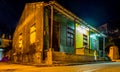 Baracoa street at night Cuba Royalty Free Stock Photo