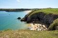 Barafundle Beach,Bay near Stackpole,Pembrokeshire,Wales,U.K Royalty Free Stock Photo