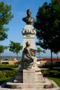 Barahona Statue in Diana Park Royalty Free Stock Photo