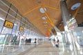 Barajas airport Madrid Spain Royalty Free Stock Photo