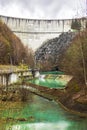 Paltinu Dam on Doftana river, in Romania