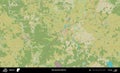 Baranavichy District, Belarus. Topographic Humanitarian Royalty Free Stock Photo