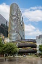 Barangaroo House restaurant on 3 levels with cascading flowers at Barangaroo, Darling Harbour, Sydney, Australia