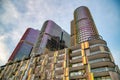 Barangaroo skyscrapers at sunset in Sydney, Australia