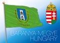 Baranya Megye flag of the province of Hungary