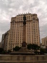 Barao de MauÃÂ¡ statue in Maua square Rio de Janeiro Downtown Brazil Royalty Free Stock Photo