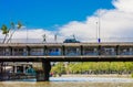 Baratashvili bridge named after the river Mtkvari. Tbilisi. The Republic of Georgia