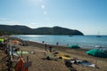 Baratti beach Royalty Free Stock Photo