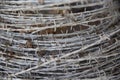 Barb Wire In Close Up