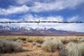 Barb Wire Fence Strand Royalty Free Stock Photo