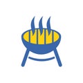 Barbacue icon Royalty Free Stock Photo