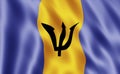Barbados Flag Royalty Free Stock Photo