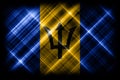 Barbados flag, national flag, modern flag