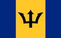 Barbados flag vector.Illustration of Barbados flag