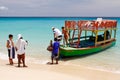 Barbados - Glass Bottom Boat Excursion Royalty Free Stock Photo